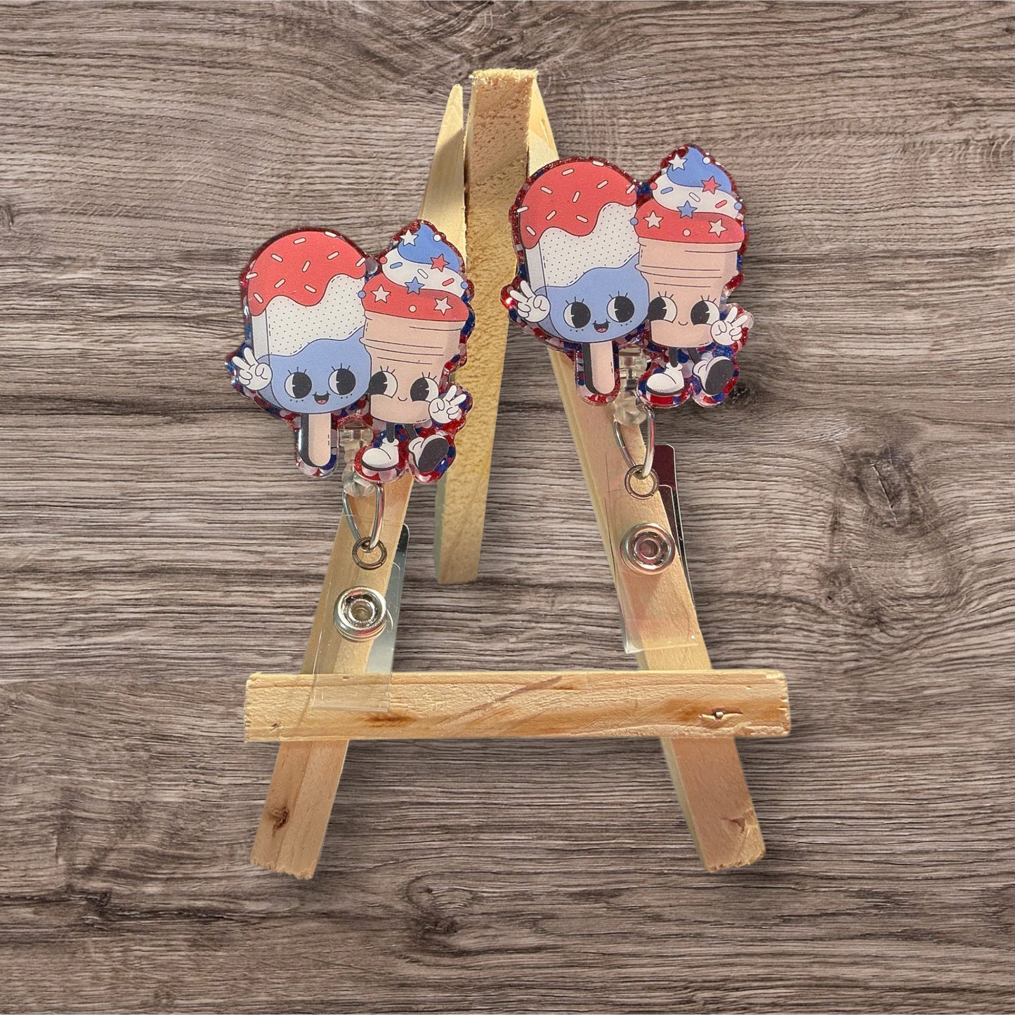 Freedom Ice Cream Badge Reel