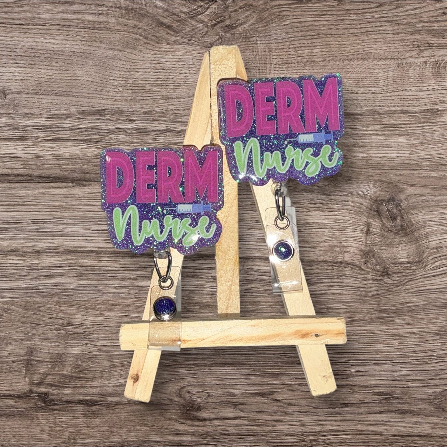 Derm Nurse Badge Reel