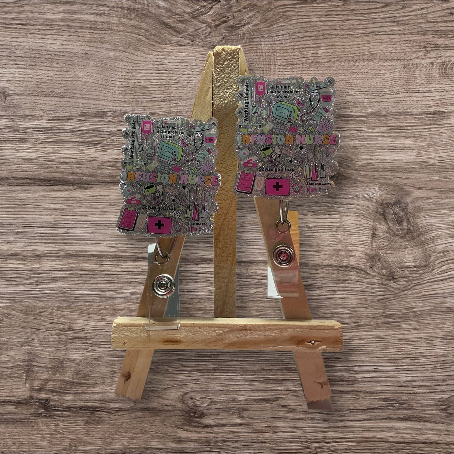 Infusion Nurse Badge Reel