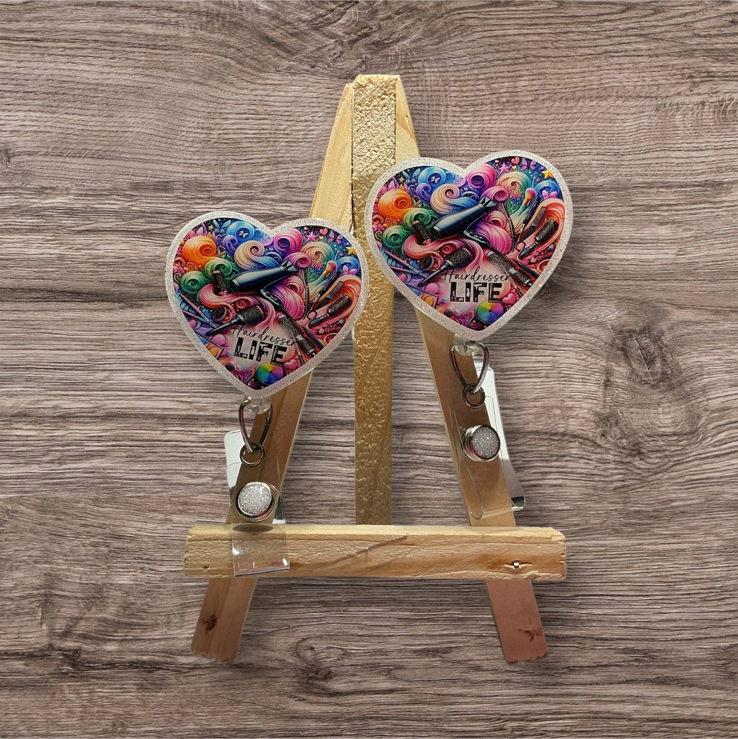 Hairdresser Badge Reel