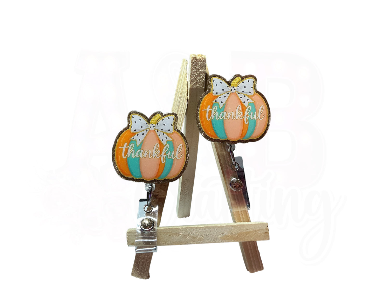 Thankful Pumpkin Badge Reel