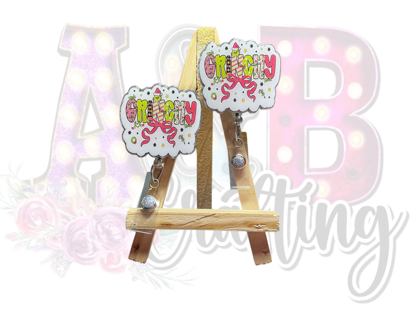 Grinchy Words Badge Reel