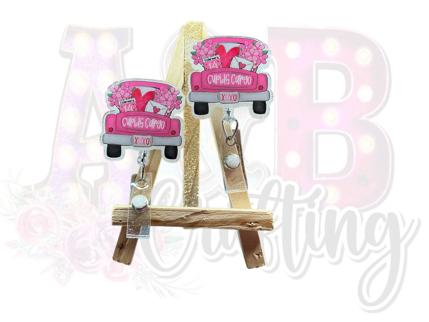 Valentines Truck Badge Reel