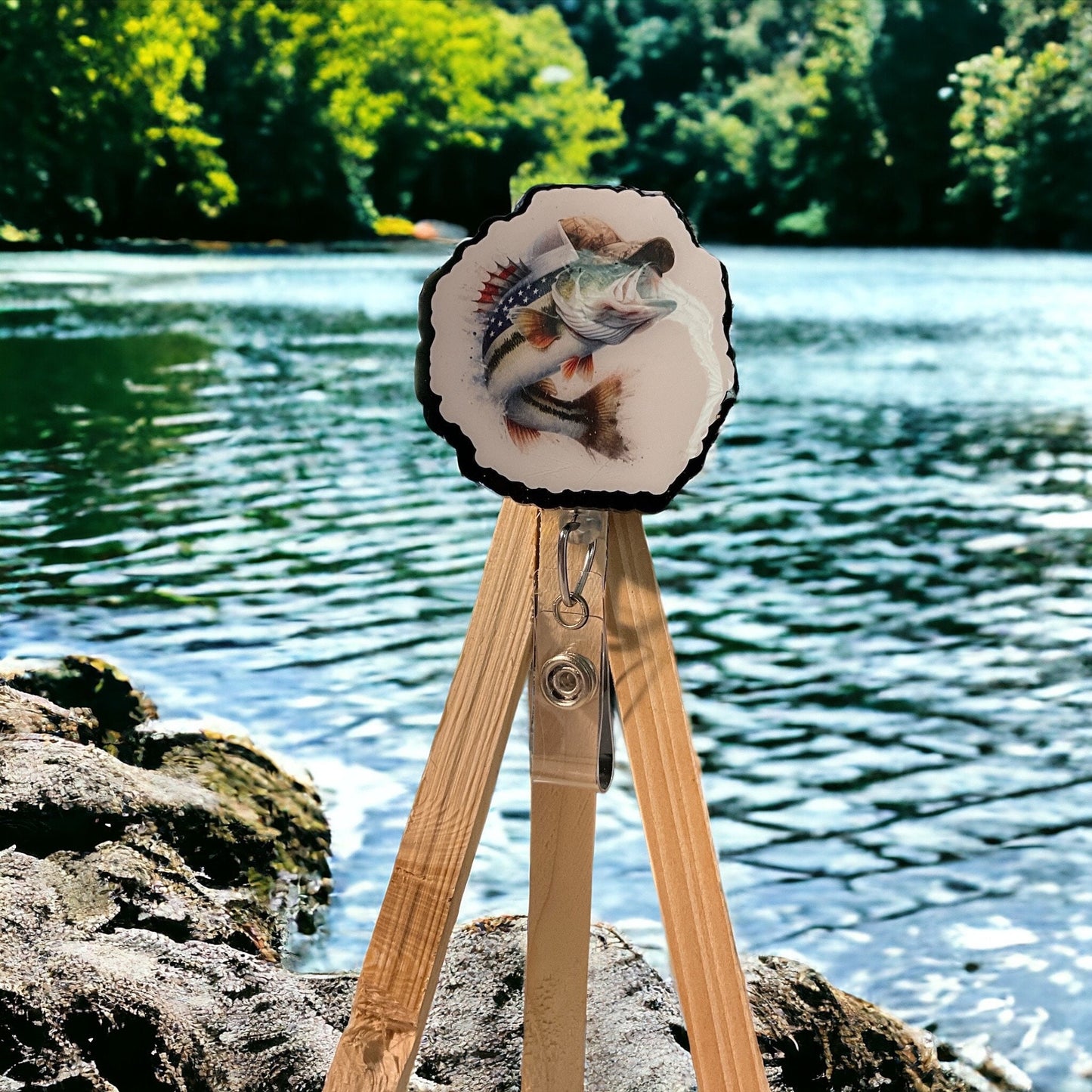 Fish Badge Reel
