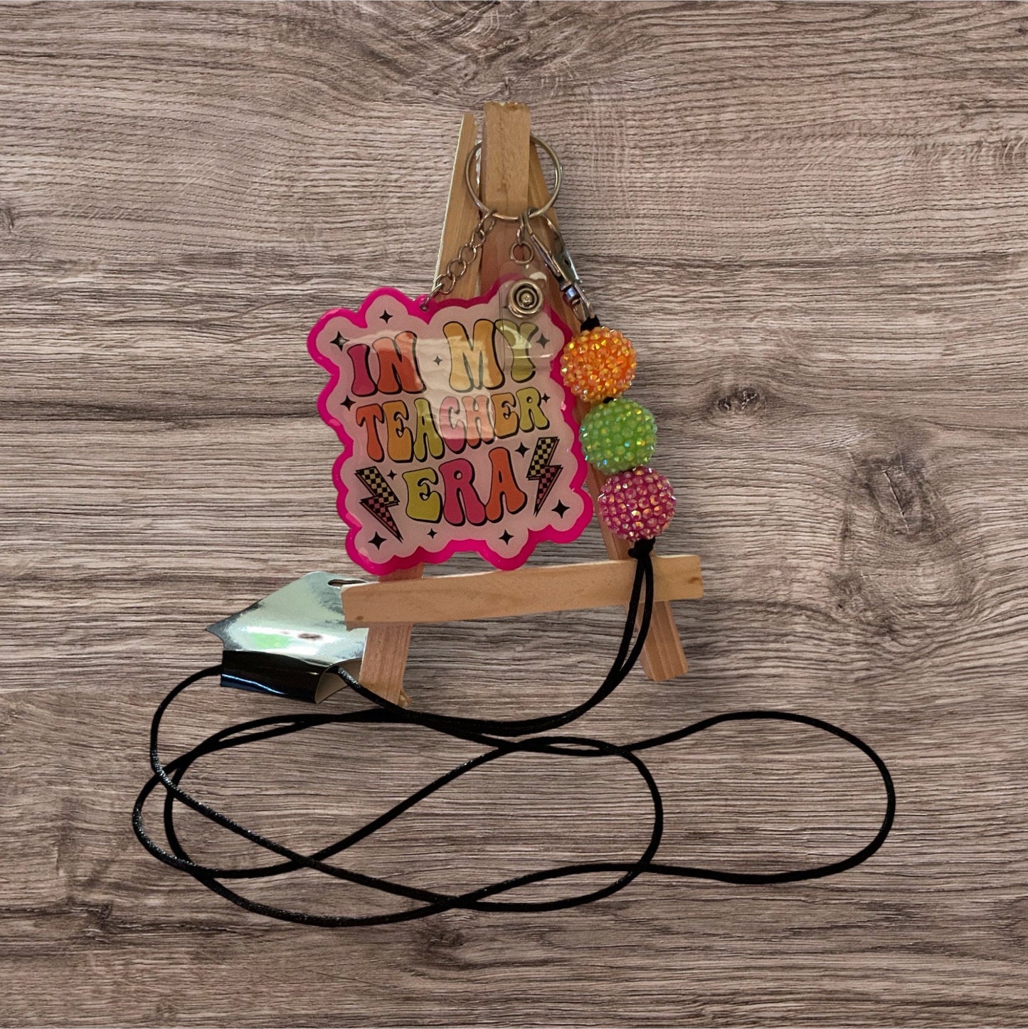 Colorful In My Teacher Era Lanyard