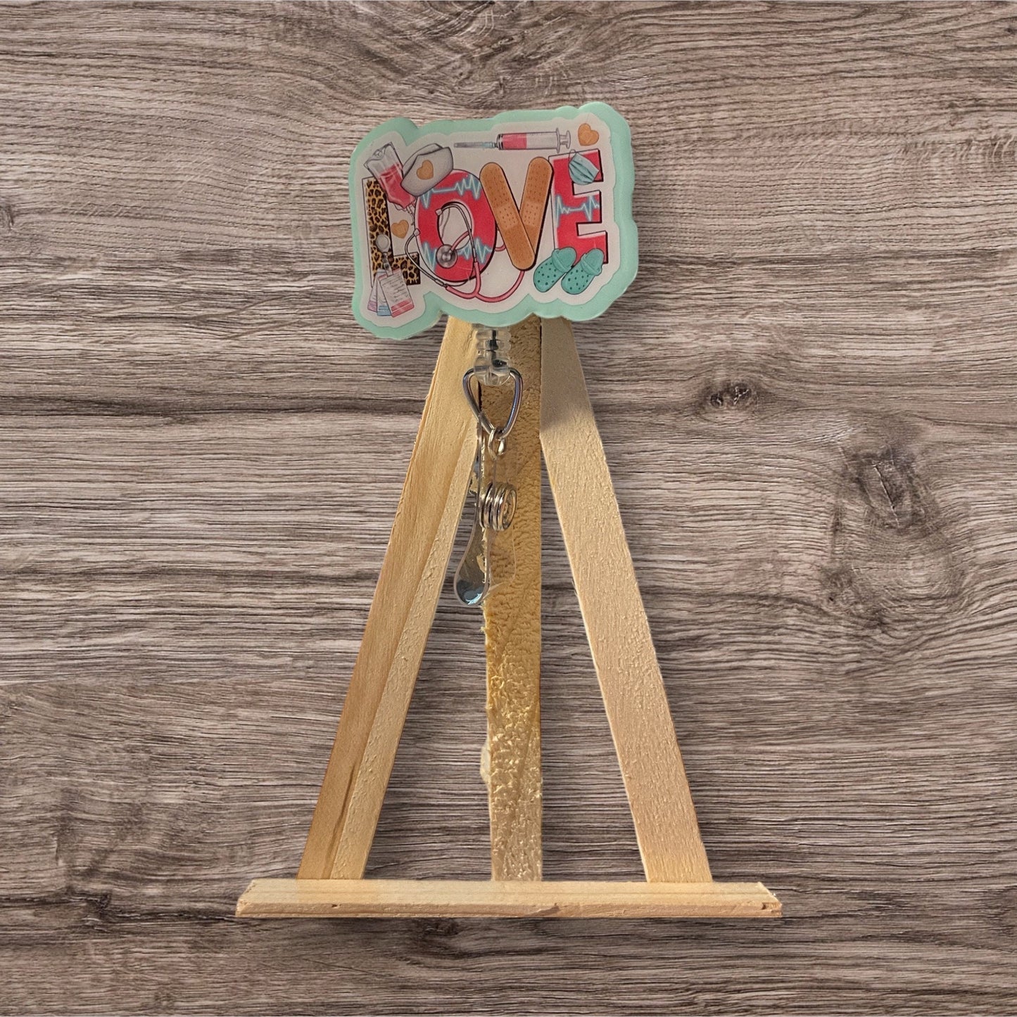 Love Medical Badge Reel