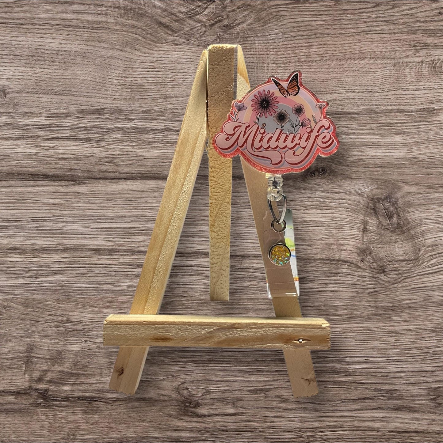 Midwife Badge Reel