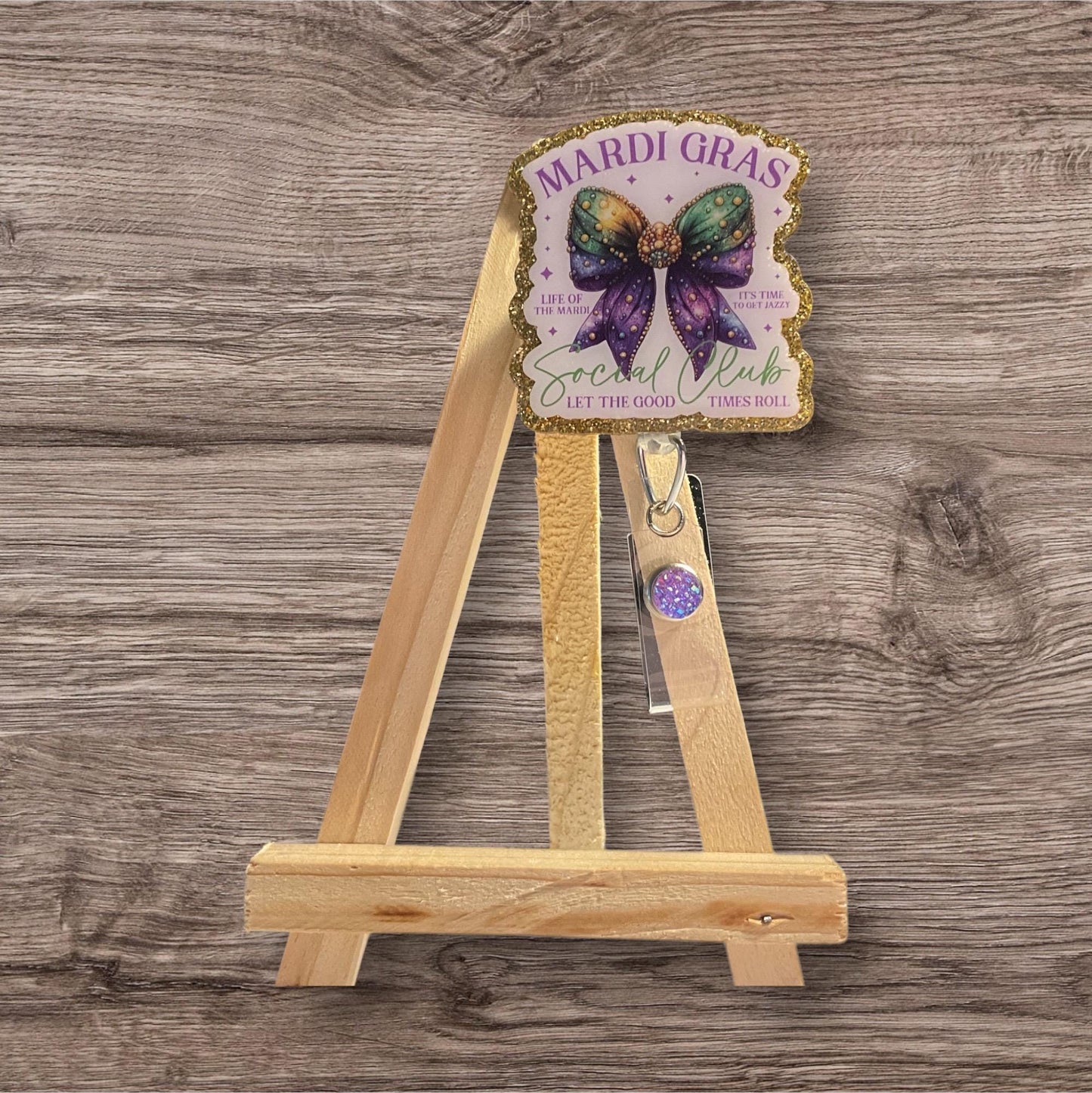 Mardi Gras Social Club Coquette Badge Reel