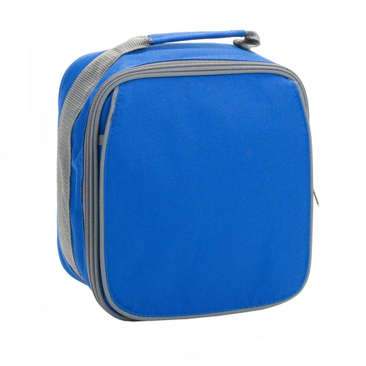 Cobalt Blue & Gray Lunchbag