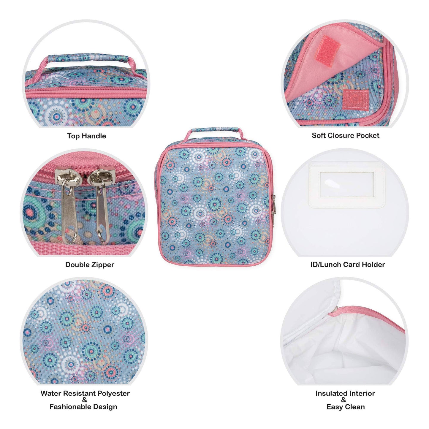 Starburst Pink Lunchbag