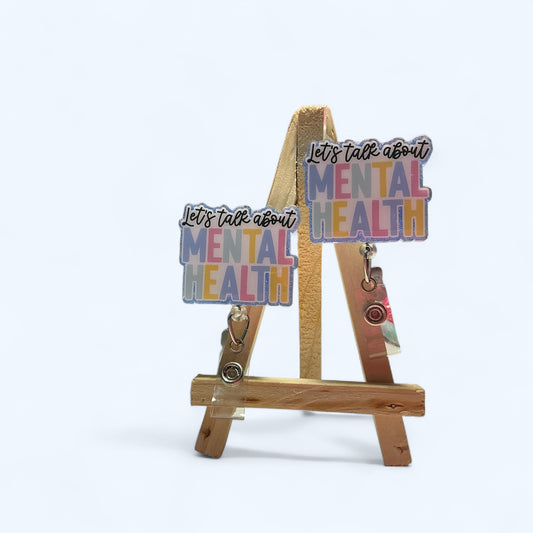 Let’s Talk Mental Health Badge Reel