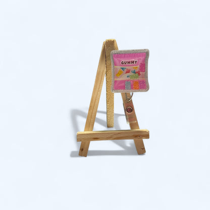 Cute Gummy Bear Dry Shaker Badge Reel