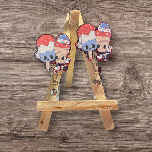 Freedom Ice Cream Badge Reel