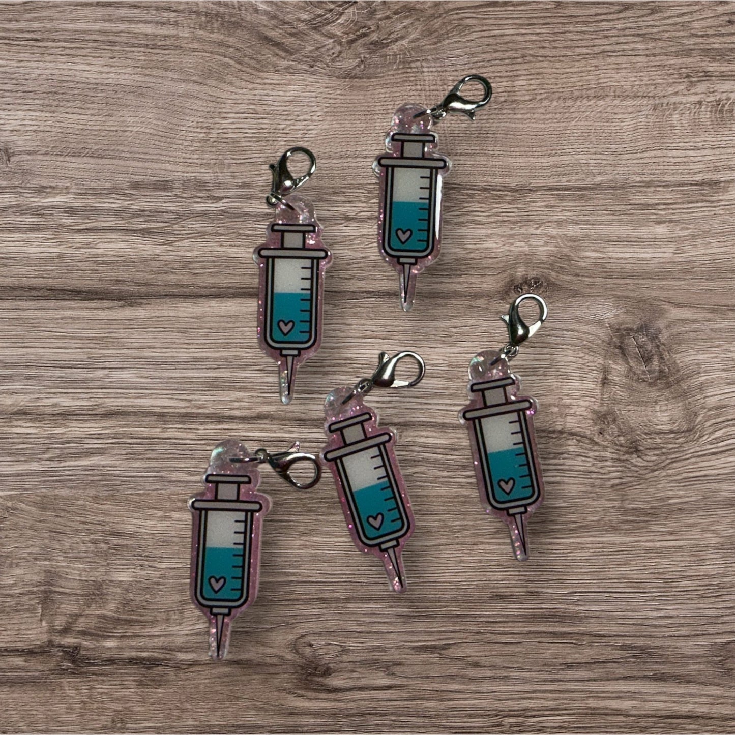 Medication Syringe Charm