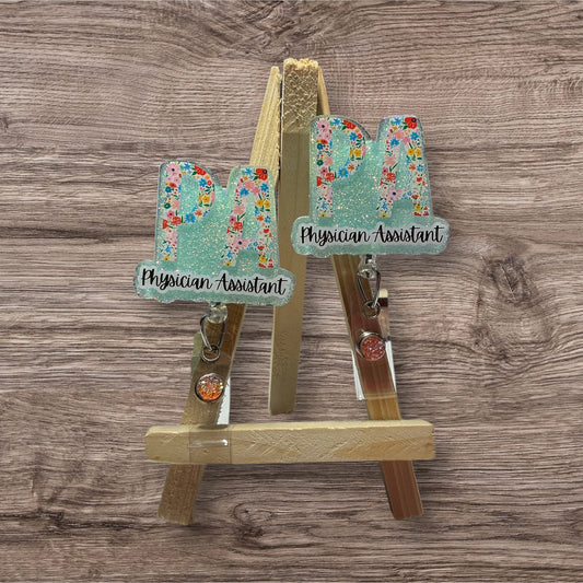 PA Floral Letters Badge Reel