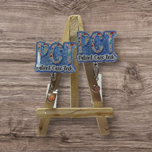 PCT Floral Letters Badge Reel