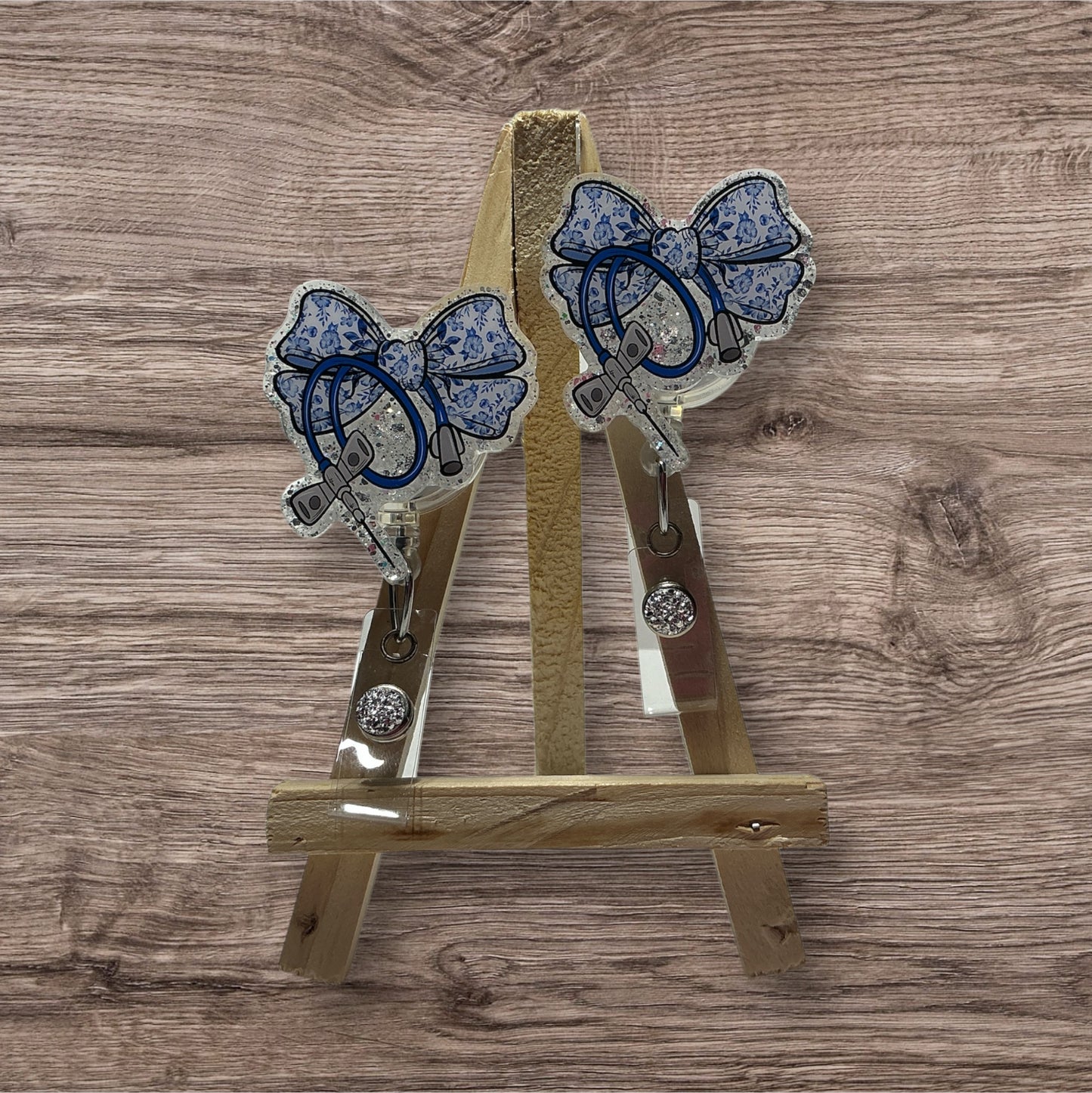 Butterfly Needle Bow Badge Reel