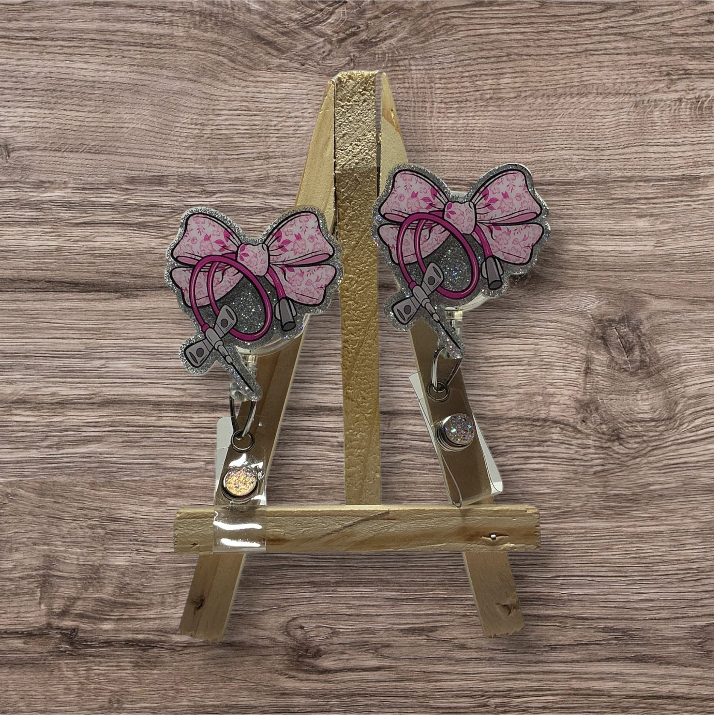 Butterfly Needle Bow Badge Reel