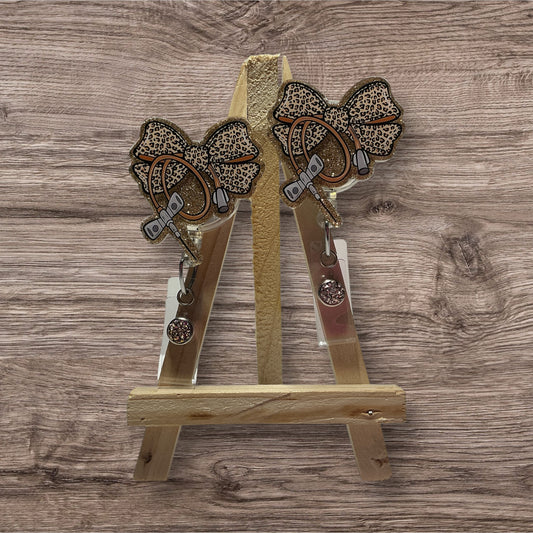 Butterfly Needle Bow Badge Reel