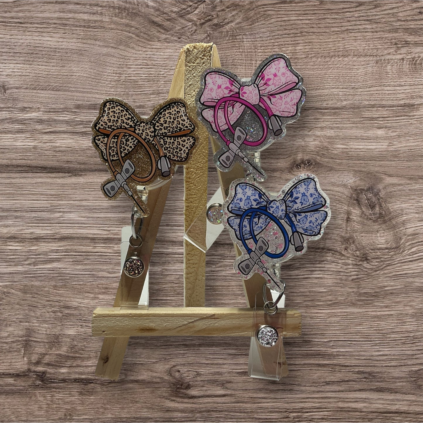 Butterfly Needle Bow Badge Reel