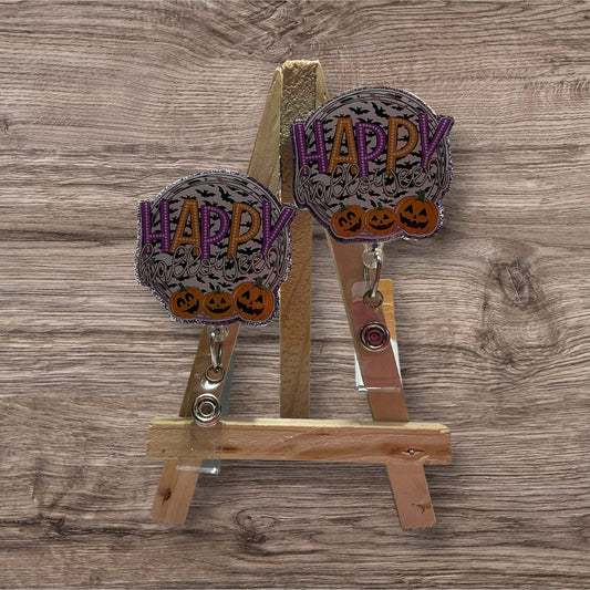 Happy Halloween Badge Reel