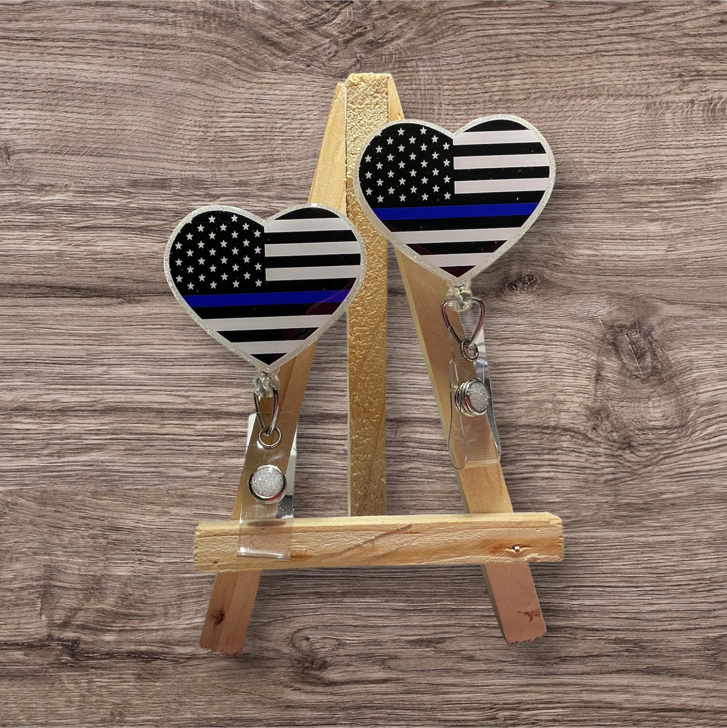 Police Heart Badge Reel