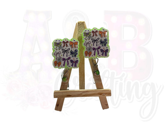 Halloween Theme Bows Badge Reel
