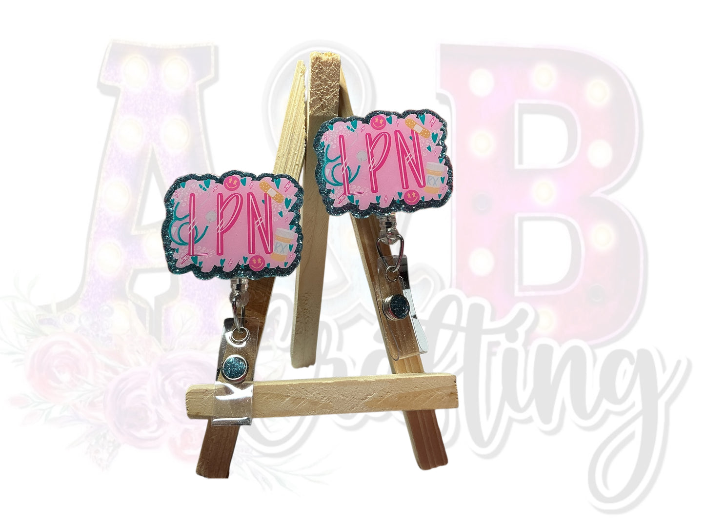 Medical Job Acronyms Badge Reel