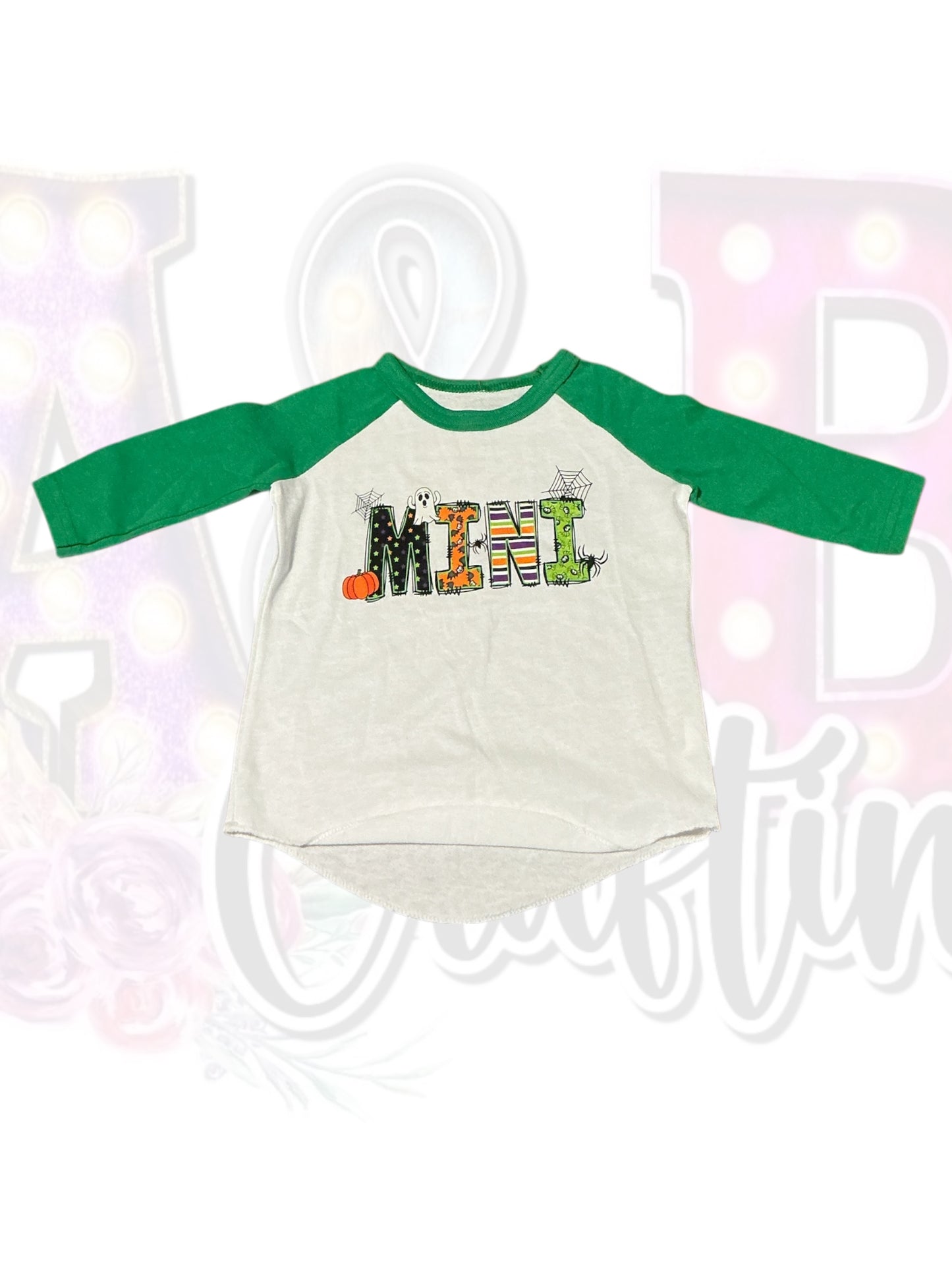 Mini Halloween Theme Raglan