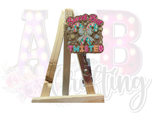 Sweet but Twisted Badge Reel