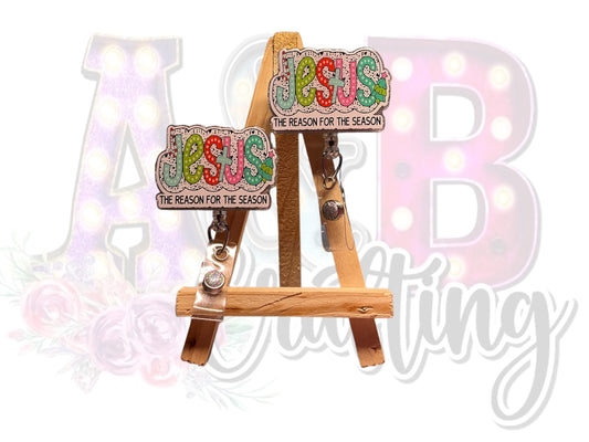 Jesus The Reason for the Season Badge Reel