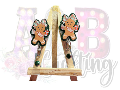 Gingerbread Girls Badge Reel (multiple options)