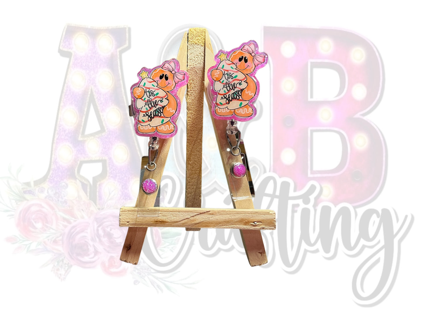 Gingerbread Girls Badge Reel (multiple options)