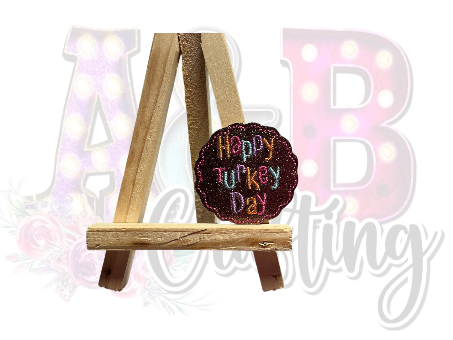 Thanksgiving Feltie Badge Reels