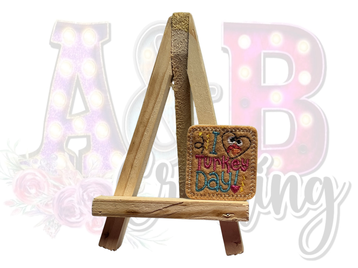 Thanksgiving Feltie Badge Reels