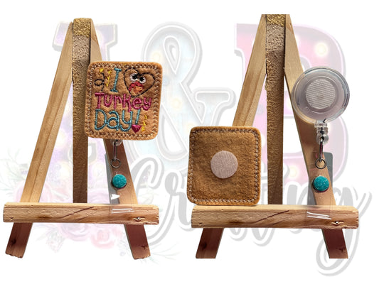 Thanksgiving Feltie Badge Reels