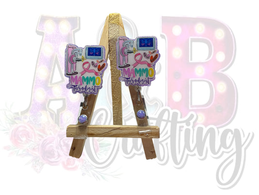 Mammo Technolgist Badge Reel Multiple Options