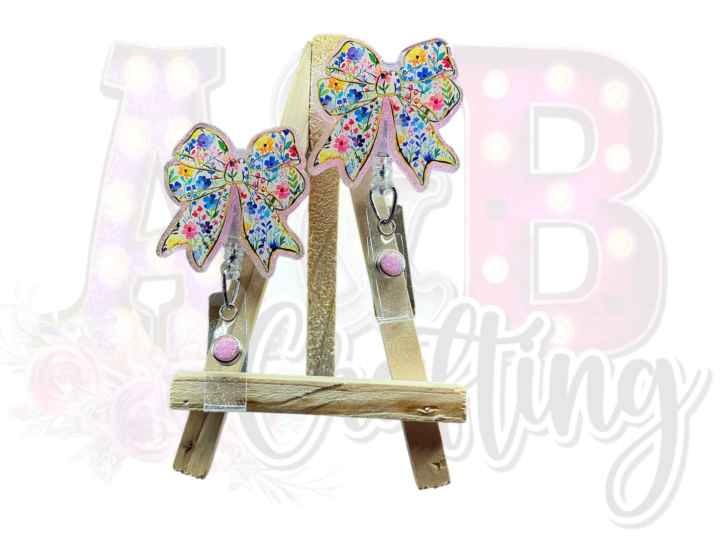 Spring Floral Bow