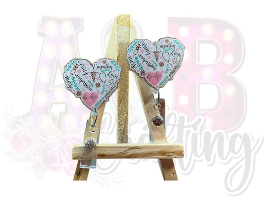 Empathy loving Heart Badge Reel
