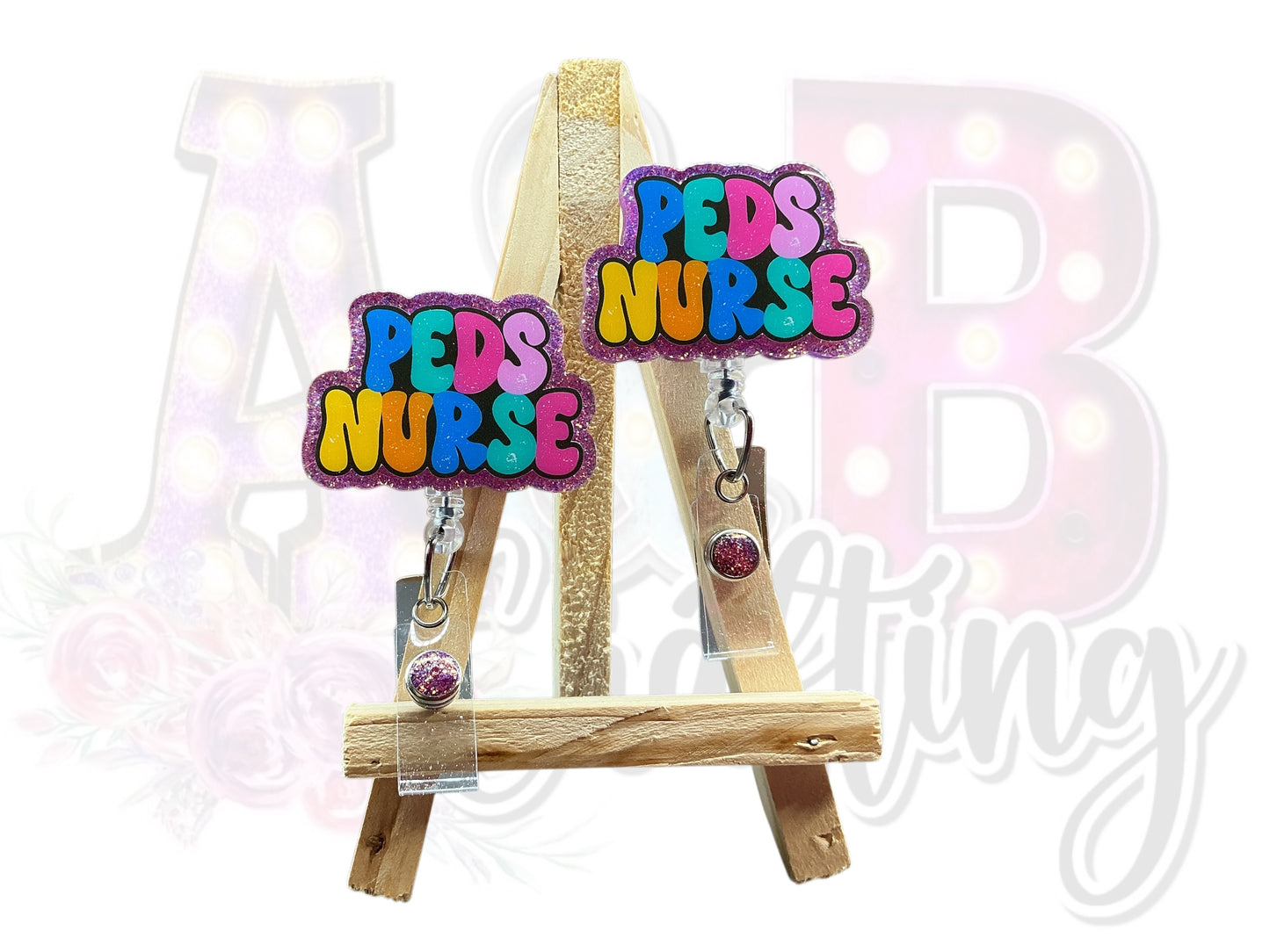 Peds Nurse Badge Reel