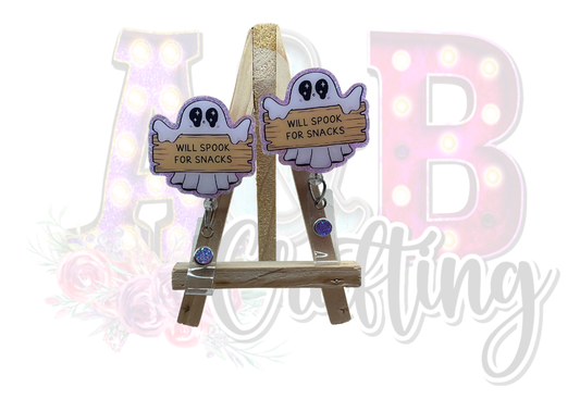 Will Spook for Snacks Badge Reel