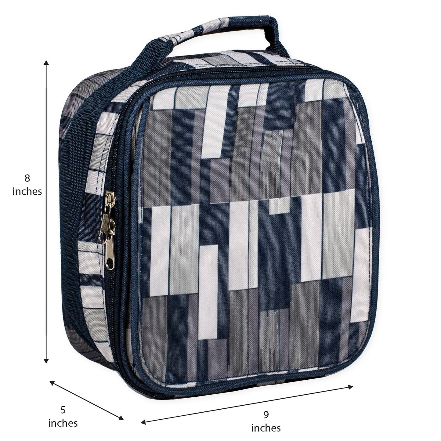 Space Gray & Navy Lunchbag