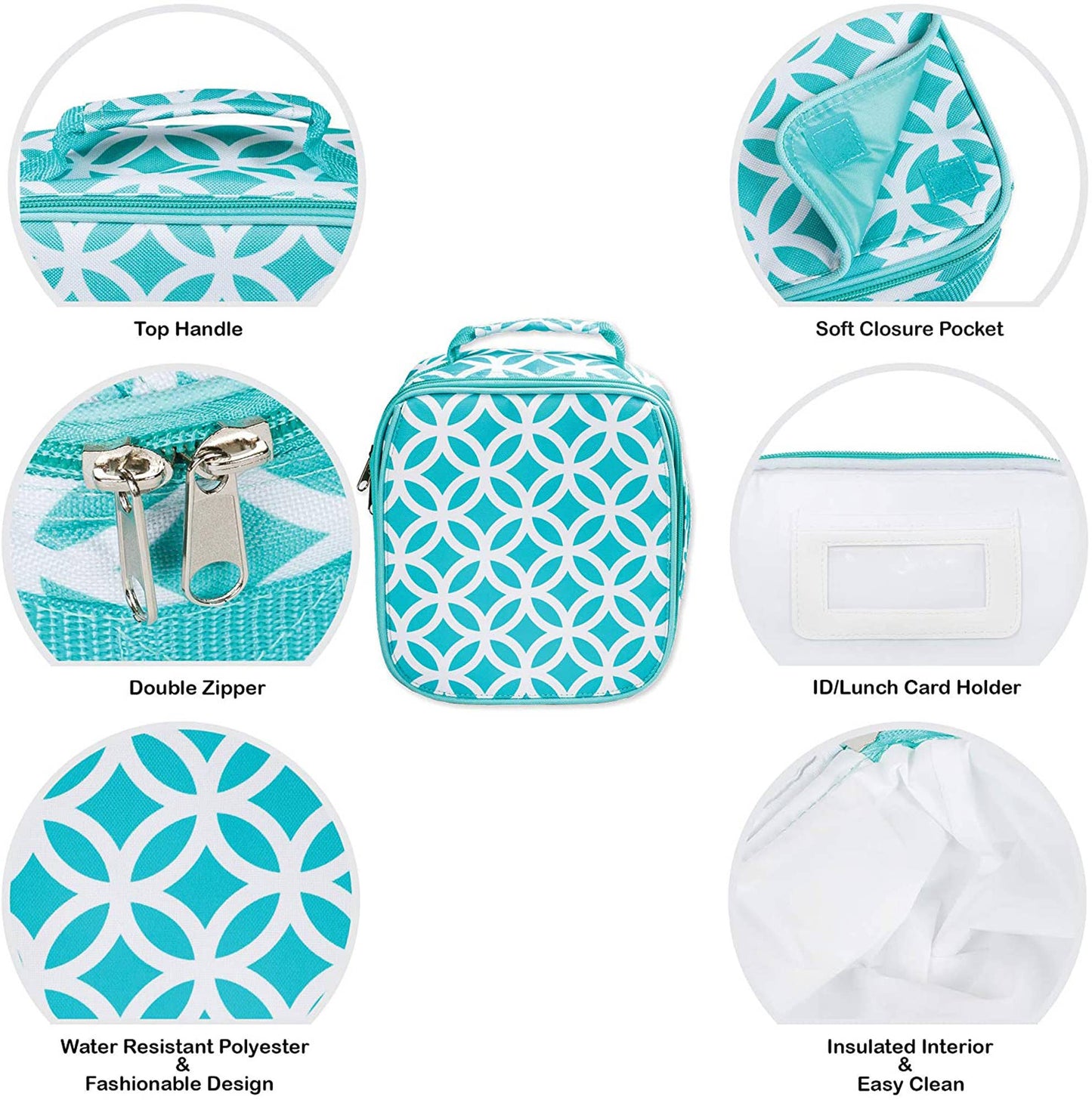 Diamond Pattern Lunchbag