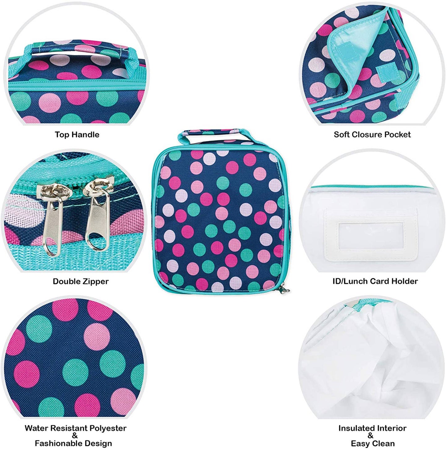 Polka Dot Pattern Lunchbag