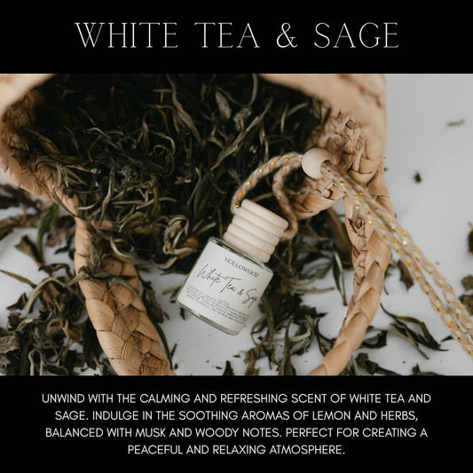 White Tea and Sage Car Diffuser