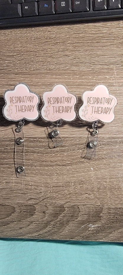 RT Respitory Therapist Badge Reel