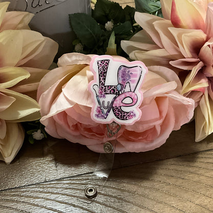 Love Dental Badge Reel