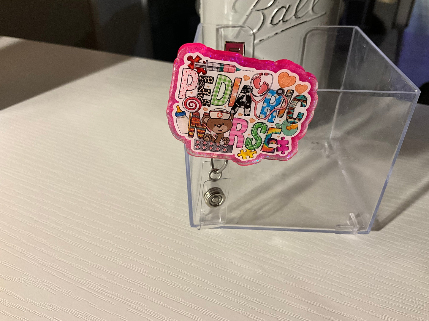 Pediatric Nurse Badge Reel