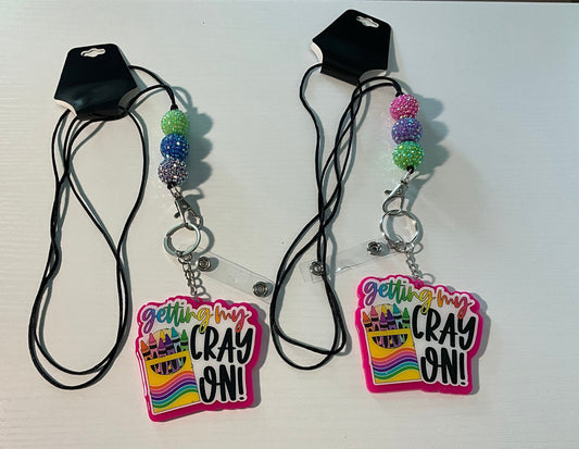 Getting My Cray On Lanyard