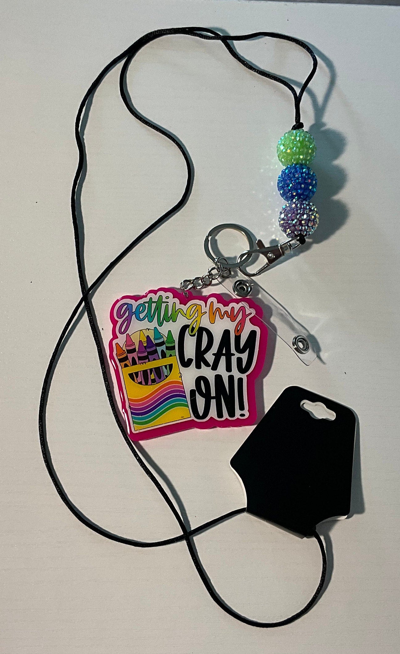 Getting My Cray On Lanyard